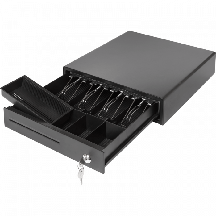 Денежный ящик PayTor HT-335P  (Черный) (мех.)